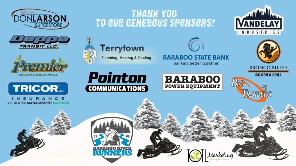 Thank You Baraboo River Runners Sponsors