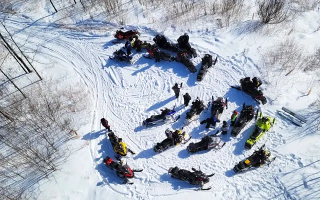 Club Ride Aerial View